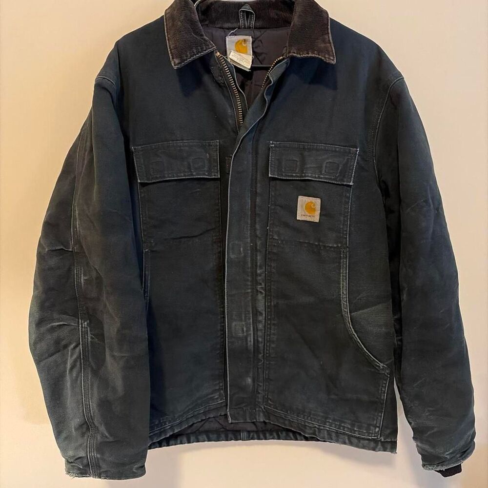 Carhartt Men's Black and Navy Jacket